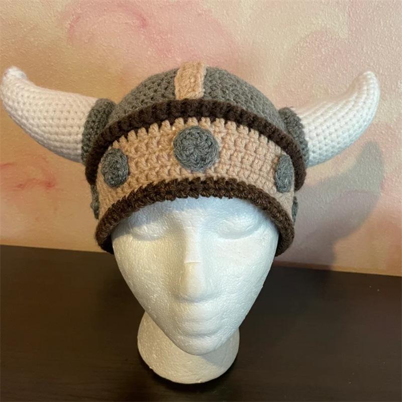 Neue handgemachte gehäkelte Hasenmaske lustige Hasenmaske Erwachsenenhaube