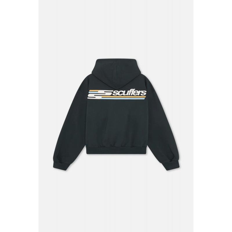 Maglione con Cappuccio Stampato alla Moda Casual Largo Maglione per Coppia Europa
