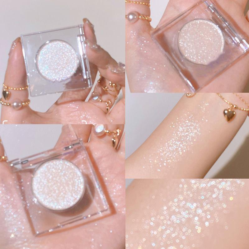 Spazio cowboy cosmico Evidenziatore Occhi Glitter Ombretto monocromatico Tavolozza Shimmer Satin Trucco Tavolozza Ombretto Kit evidenziazione