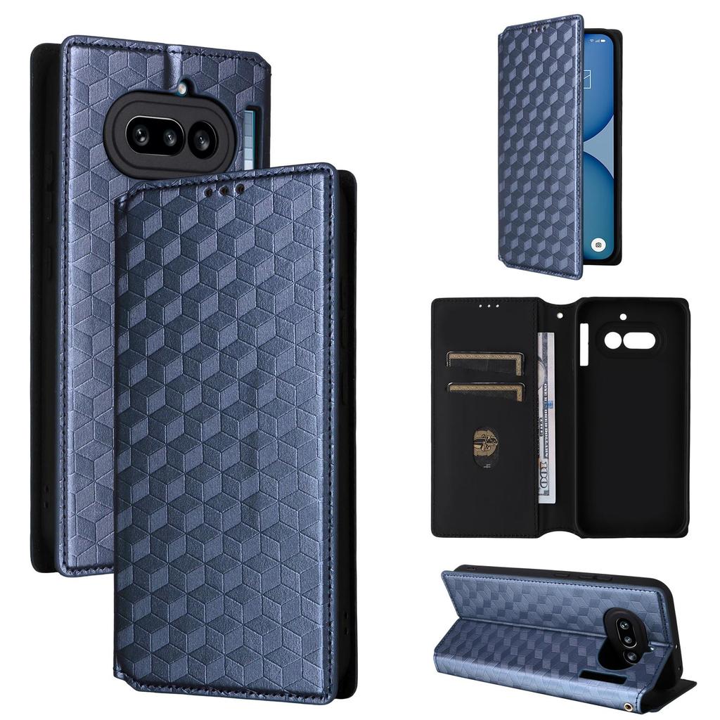 Flip-Schutzhülle Kompatibel Mit Nothing Phone (4a) PU-Leder Handyhülle Vollkörperschutz mit [RFID-Blockierung]
