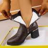2024 Bestseller Damen Mittelhohe Weiche Leder Mittelhohe Martin Boots - Herbst/Winter Mode