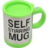 Thermal Self-Stirring Coffee/Tea Mug Green 350Ml