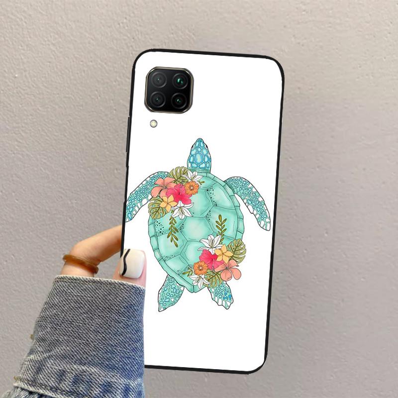 Sea Turtle For Huawei Nova Y73 Y72 Y61 Y91 Y70 Y60 Y90 12s 12i 11i 8i 9 10 SE P30 P40 Lite P60 Pro Case