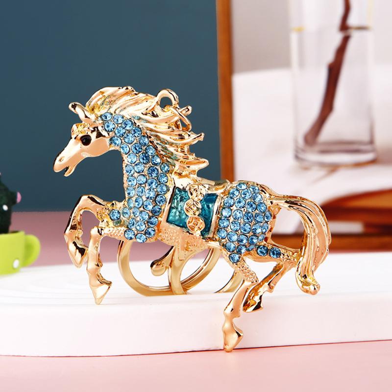 Cute Owl Crystal Rhinestones Crsytal Car Bag Keys Exquisite Pendant Cartoon Trendy Animal Key Chains Bag Charm
