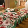 Vintage Floral Table Runner - Printed Bohemian Tablecloth for Dining Cabinets & Coffee Tables