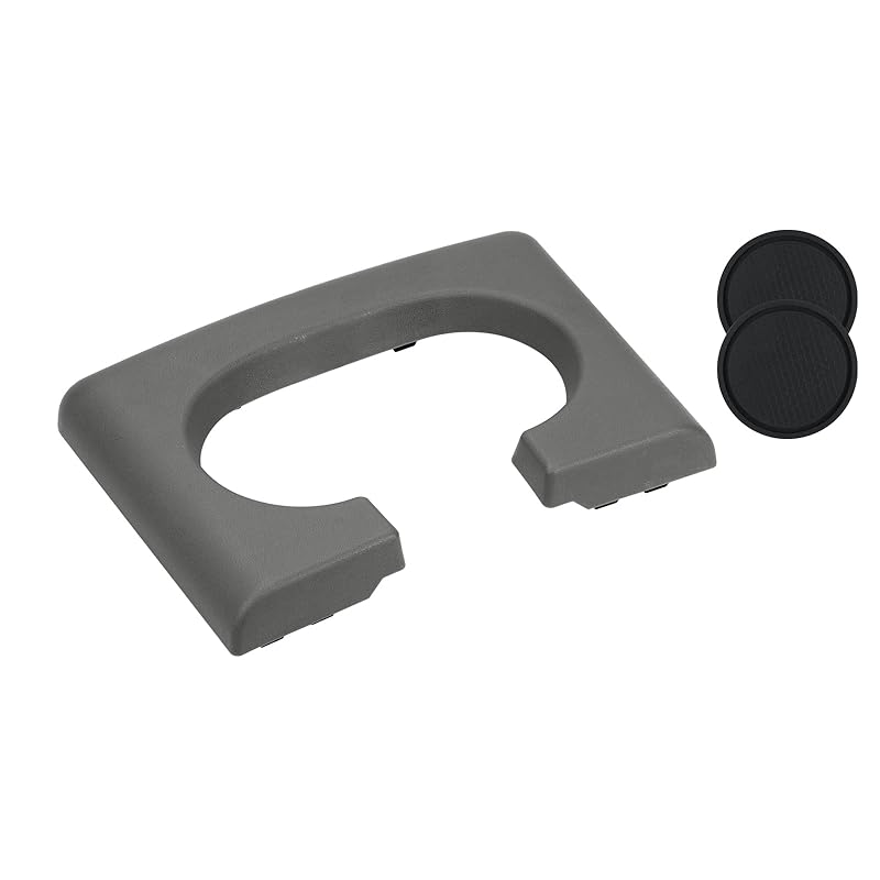 Center Console Cup Holder Replacement Pad Black Compatible With Ford F150 2004-2014 Center Console Cup Holder Pad