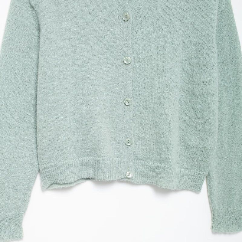 Kaslead New Arrival Women's Clothing Fashion Style Stylish Simple and Versatile Casual Thin Needle Knitting Outwear 5536124