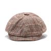 Middle-Aged and Elderly Octagonal Cap Men's Beret Autumn Winter Newsboy Caps Woolen Painter's Cap