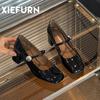 Hot Selling 2025 Mary Jane Shoes for Women Fashion Medium Heeled Women Single Shoes Soft and Comfortable Shoes Zapatos De Mujer