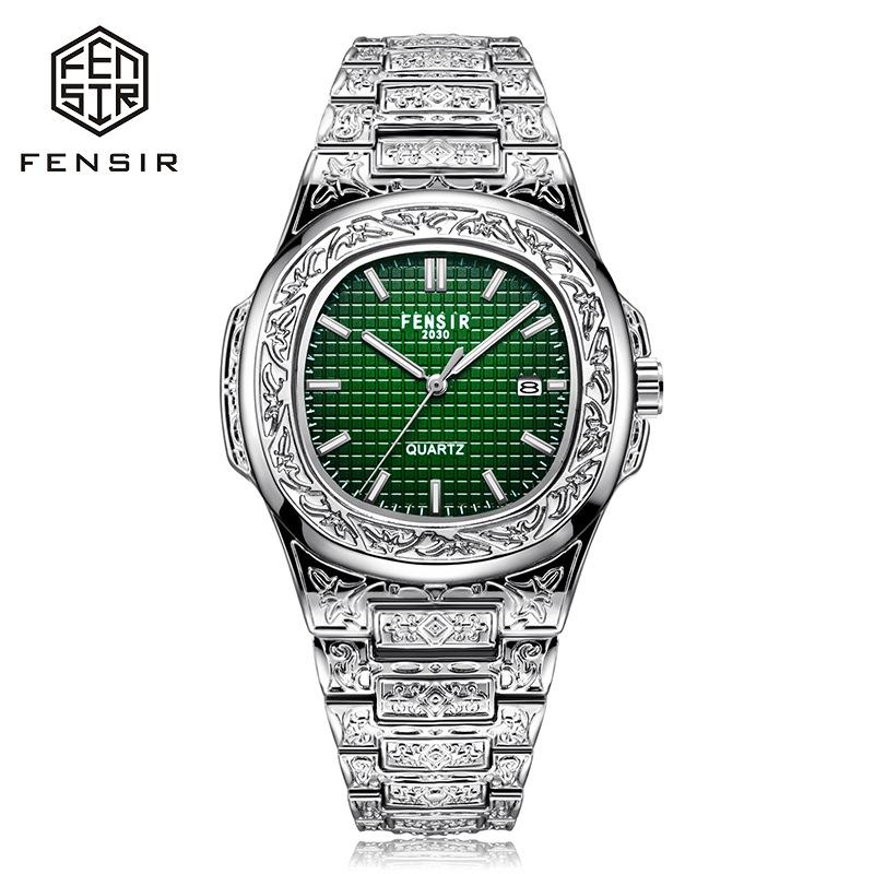 Luxus Herren Armbanduhr Leuchtend Wasserdicht Datum Herrenuhr Edelstahl Herren Quarzuhren Lässige Herrenuhr