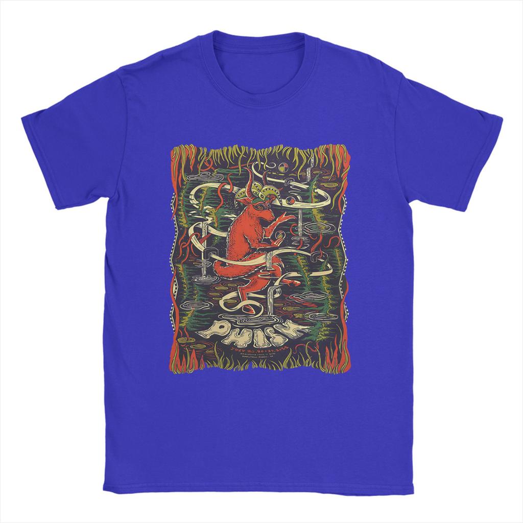 Men Phish Summer Tour 2025 T Shirt 100 Cotton Tops Awesome Short Sleeve Round Neck Tee Shirt Graphic Printed Tshirts