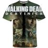 Movie The Walking Dead Graphic T Shirt Men's Clothes Horror 3D Printed Fashion Tees O-Neck T-shirt Harajuku Summer Unisex Tops