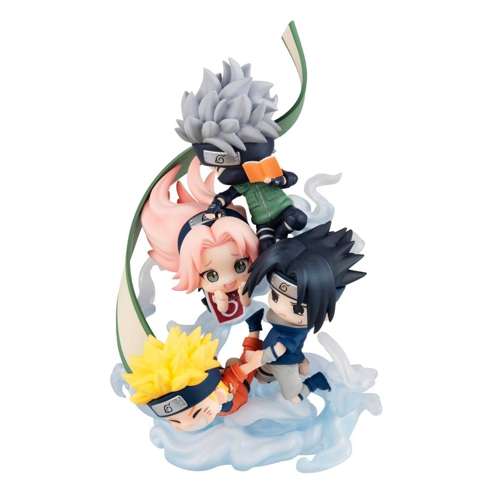 FigUnity NARUTO Shippuden Team 7 Approximately 130mm PVC Figure Assembled! Pre-painted