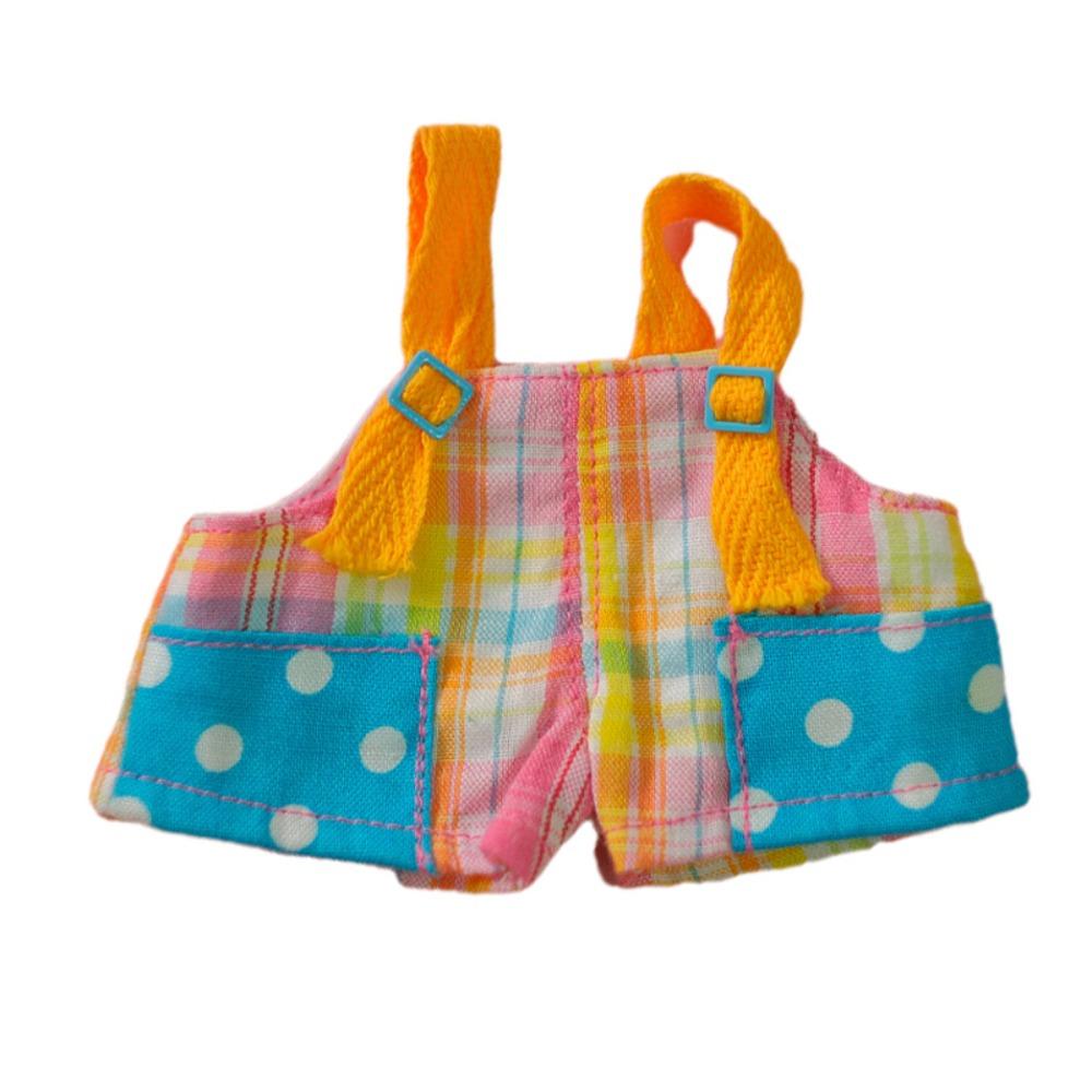 

Dot T-shirt Labubu Doll s Clothes Suspender Pants Plush Dolls Clothes Cotton Doll Accessories style 1