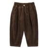 Volunboy Corduroy Pants for Kids and Long Stylish Tapered Pants for Boys and Loose Sizes Size Babies, Pants, Girls, Fit, Casual, 90-130cm (Brown, 100)