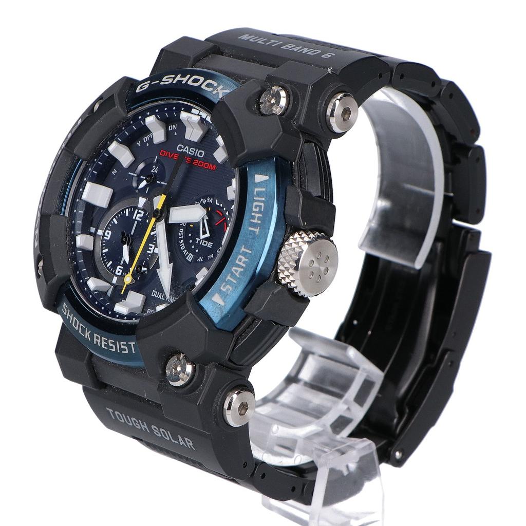 G-SHOCK GWF-A1000C-1AJF MASTER OF G Frogman Watches Black X blueUsed