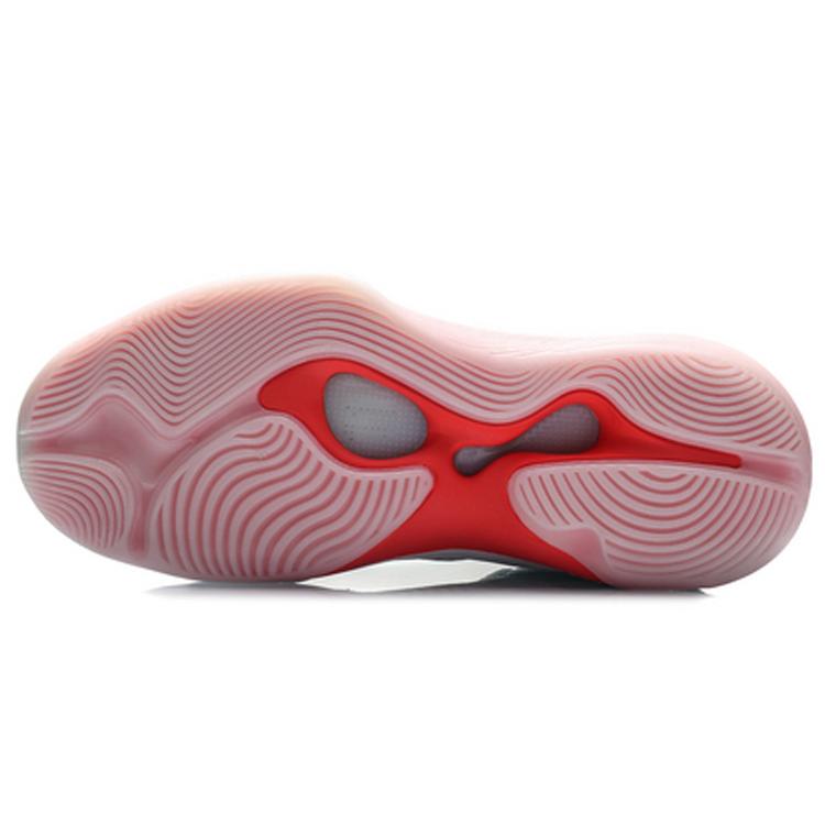 Li Ning Liren 1 Cushioning Slip Resistant Abrasion Resistant Mid Top Basketball Shoes Men's White ABAQ059-3