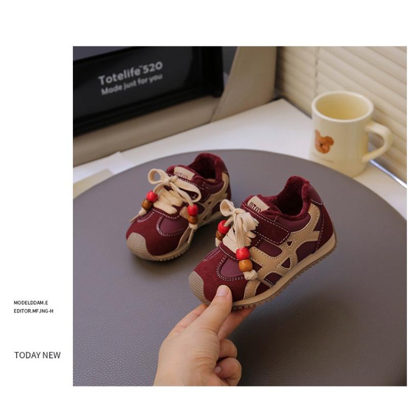 Jungen Fleece-Sneaker Winter Neu 1-3-6 Jahre Kinder Zwei Baumwolle Forrest Gump Schuhe Kindergarten Baby Warme Schuhe