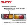 GHCD Taillights for Mitsubishi: Fits Canter '94-'04, Fighter '93-'02, Fuso F38, F355, F350.