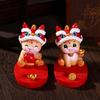 Festival Decorative Lion Dance Ornaments Mascot Mobile Phone Stand Horse Year Figurines  Table Desk