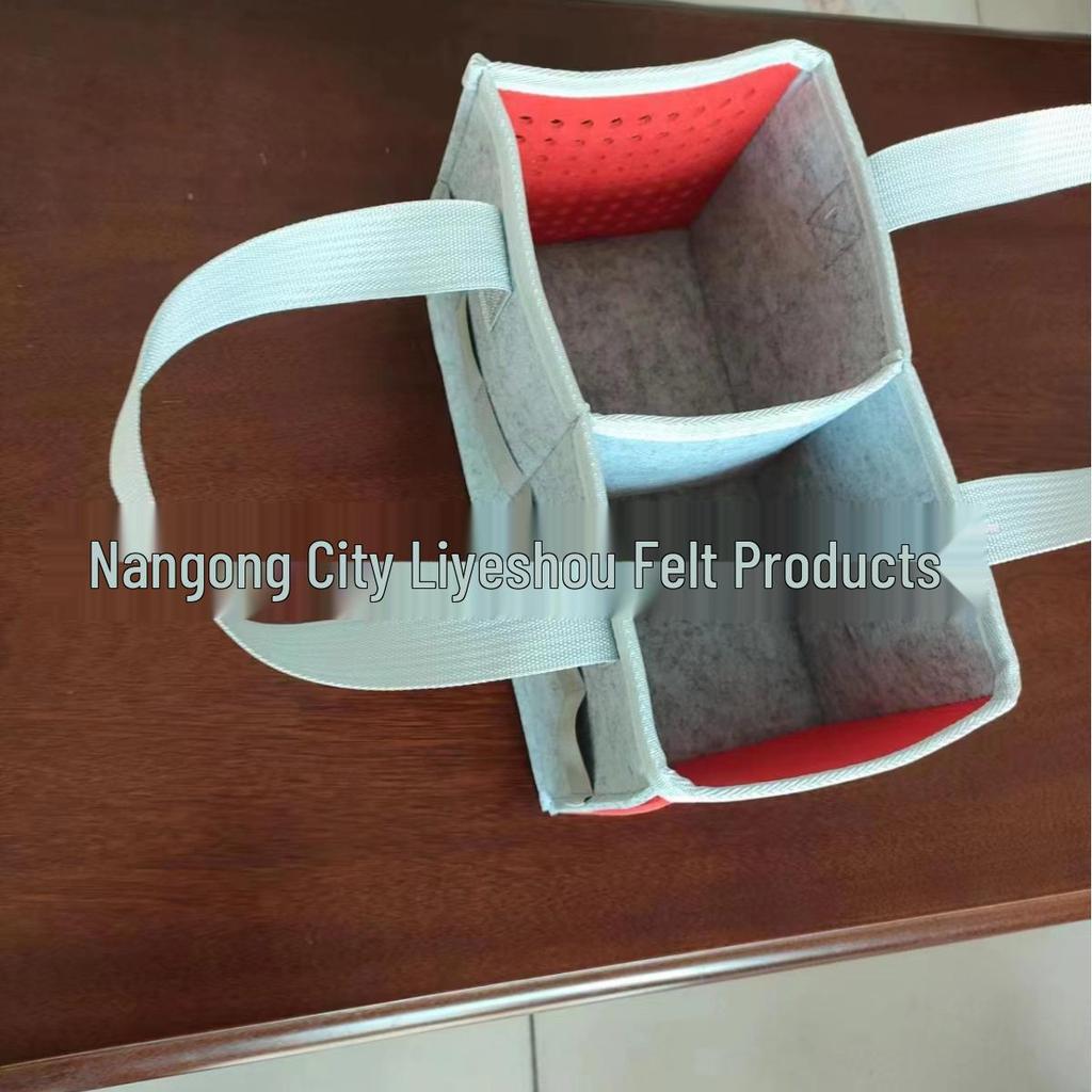 In Stock Multifunctional Felt Speaker Bag with Creative Multi-Hole Design