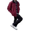 Mens Short Jacket Vintage Detroit Workwear Aviator Style Fall Trendy Outerwear