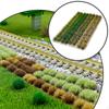 Artificial Model Grass Tufts,Terrain Models Kit Lowland Shrubs Tuft for Landscape