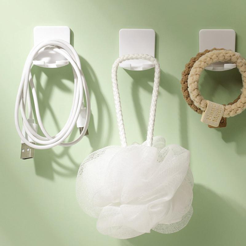 4pcs Toothbrush Rack Dustproof Wall Mounted Electric Toothbrush Rack Punch-free Bathroom Toothbrush Storage Rack