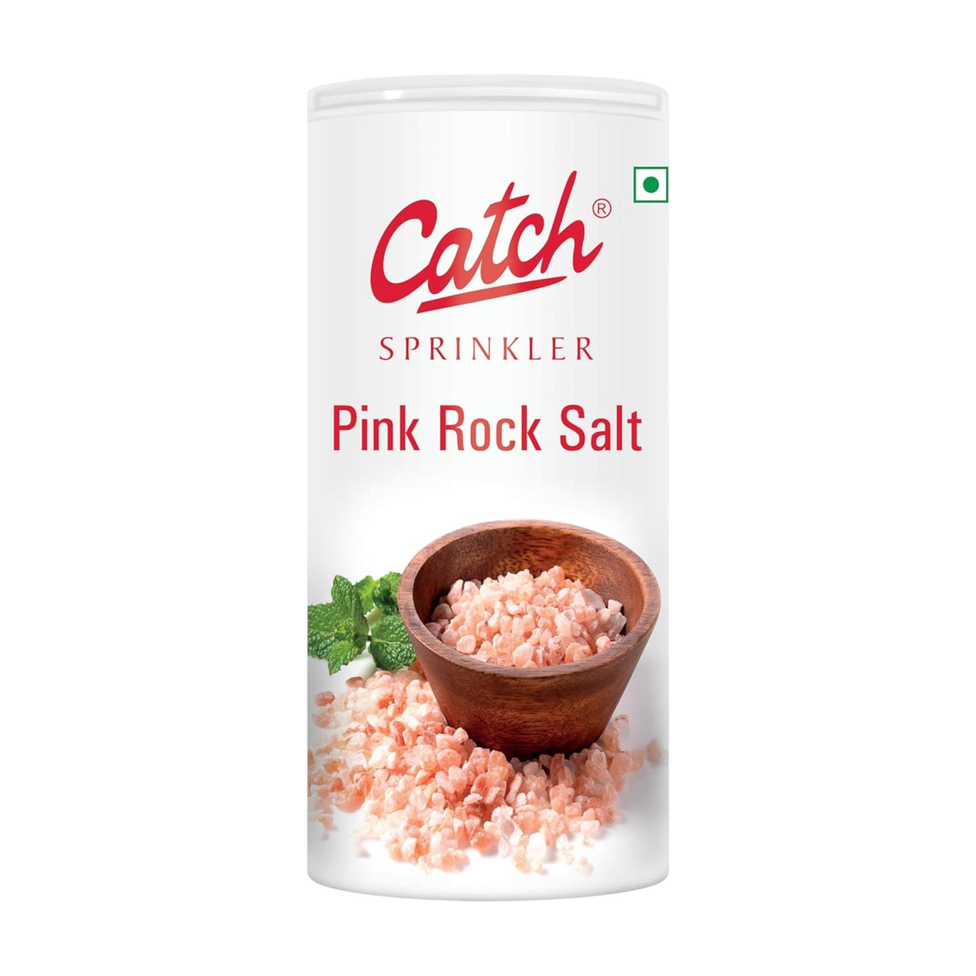 

Catch Pink Rock Salt 100g Pack – Pure Rock Salt Tabletop Dispenser for Cooking and Seasoning