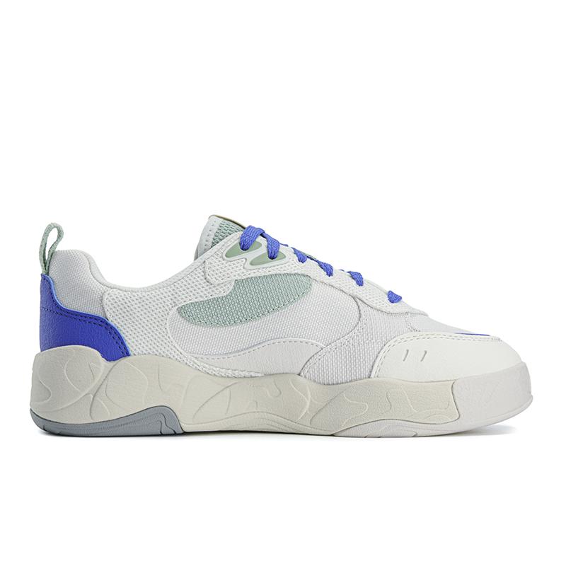 FILA CHAMEO Breathable Low top Skateboard Shoes Women's White Blue F12W623305FPG
