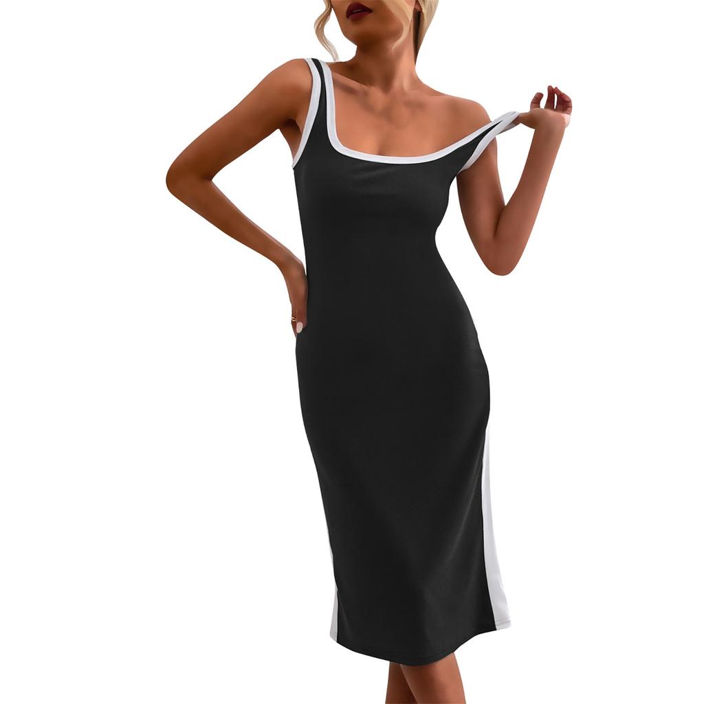 Women's Fashionable Sleeveless Knitted Dress