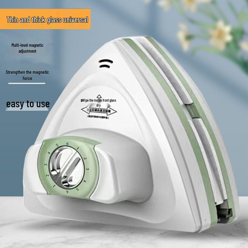 Strong Magnetic Triple-Layer Glass Cleaning Squeegee for High-Rise Windows