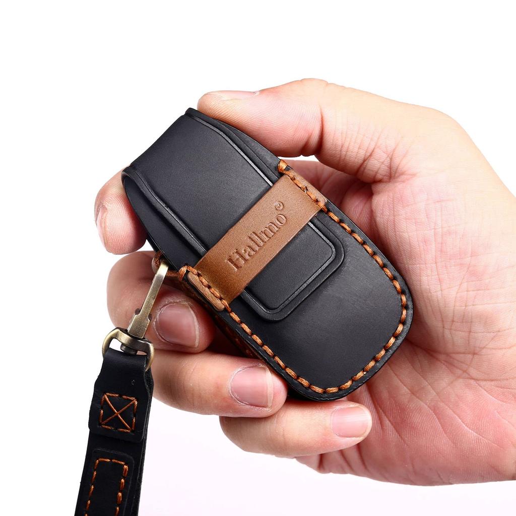 KUNIO Mercedes Benz Exclusive Key Case, Key Cover, Keychain, Genuine Leather, Stylish, Mercedes A,