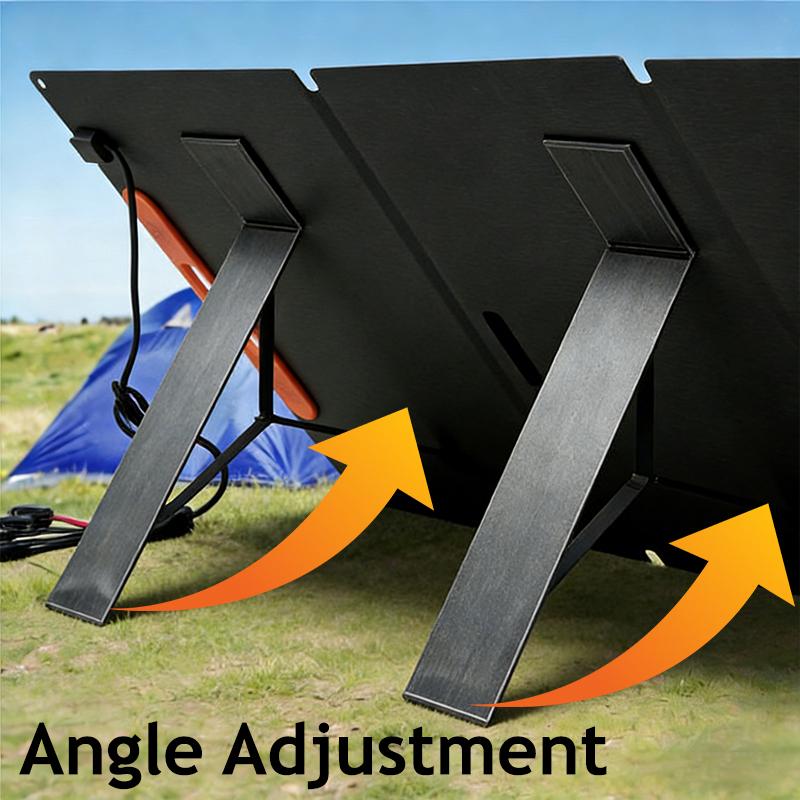 220W Portable Solar Panel 420W Foldable Solar Panel Kit Waterproof Power Backup Solar Charger for Power Station Camping Solar