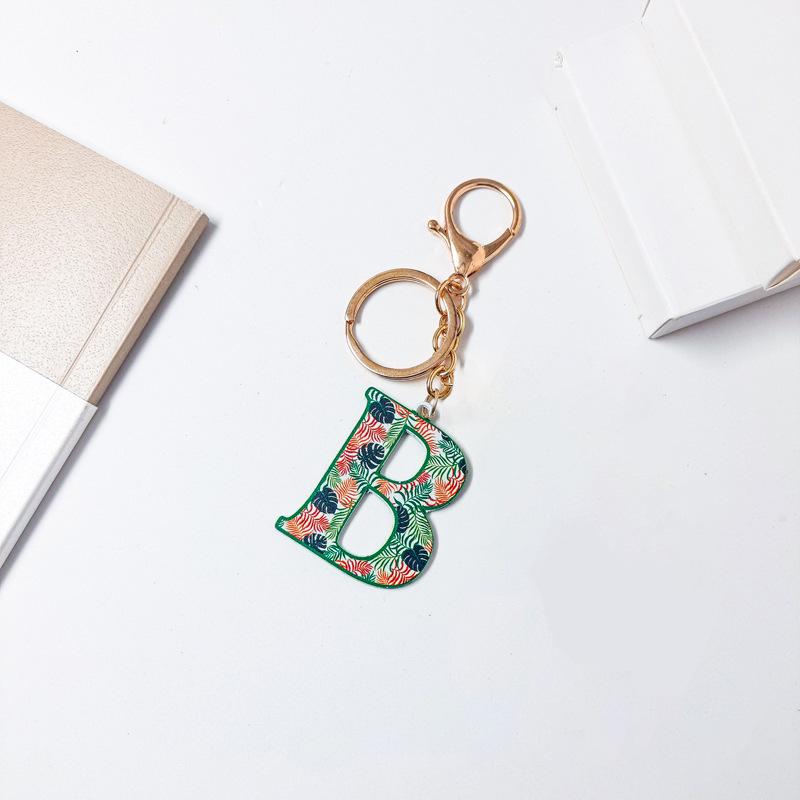 Colorful English Alphabet Keychain & Graduation Gift Accessory