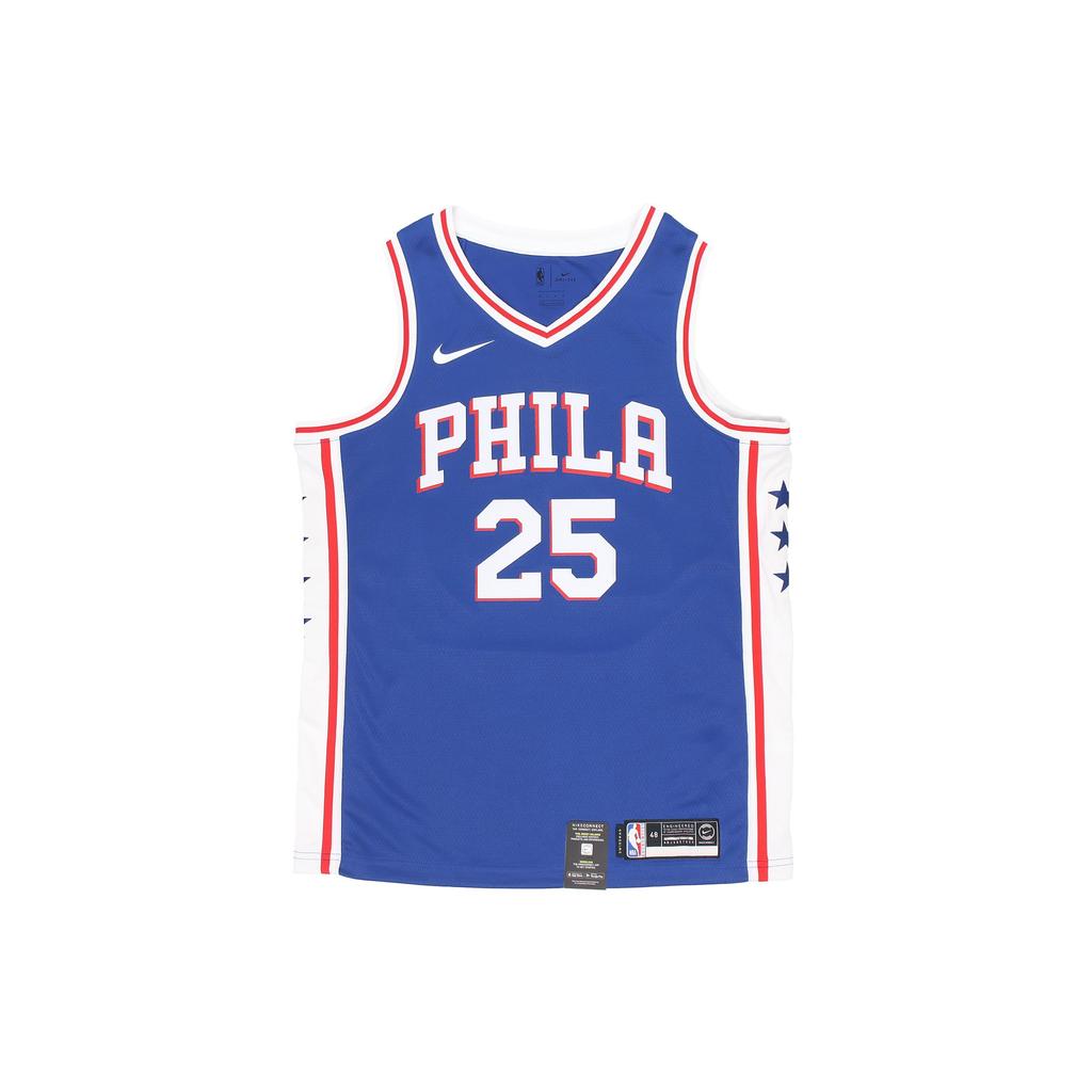 Nike NBA Icon Edition Swingman Fan Jersey - Philadelphia 76ers, Simmons Men Tops Blue 864501-496