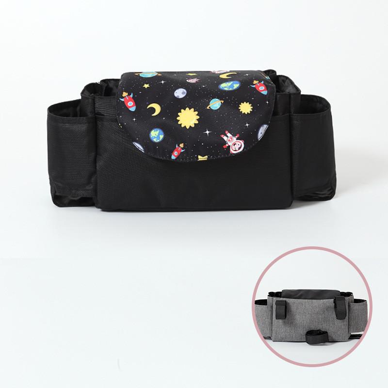 Infant Pushchair Hanging Bag With Velcro Mount For Baby Accessories