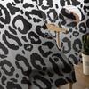 Leopard Print Animal Skin Texture Gradient Sheer Curtains for Living Room Decor Window Curtains Kitchen Tulle Voile Curtains