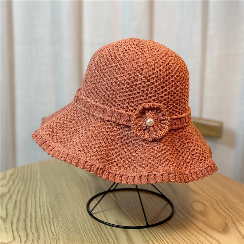 European And American Style Women's Sun Hat With Large Brim Adjustable Size Fashionable Fisherman Hat