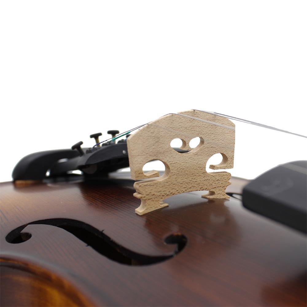 Vintage Matte Spruce Solid Wood Violin 4/4 for Adult Beginners