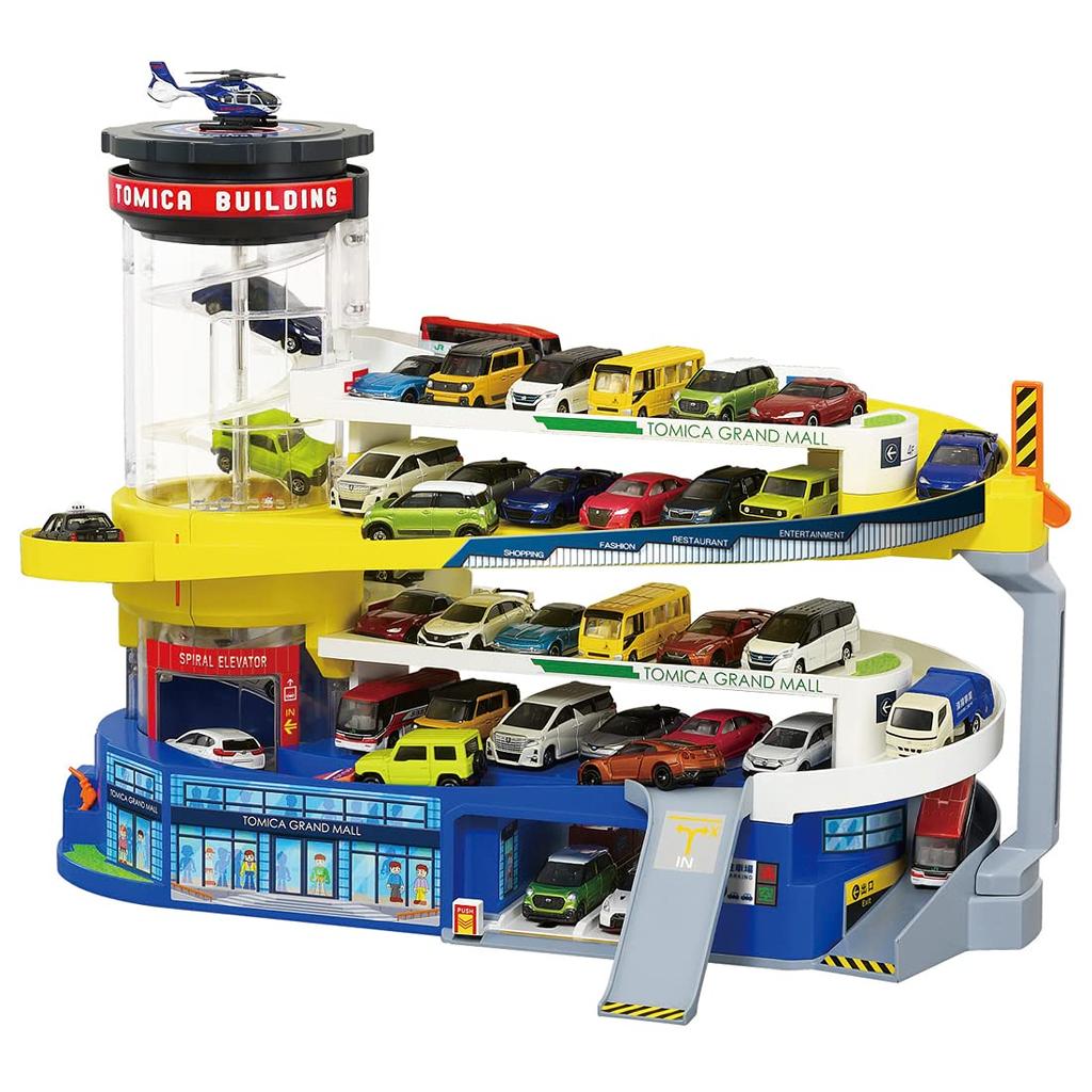 TAKARA TOMY Dvojčinná hračka do auta Tomica Mini pro chlapce ve věku 3 a více let vyhovuje bezpečnostním standardům pro hračky Certifikace ST Mark TOMICA "Tomica Building"