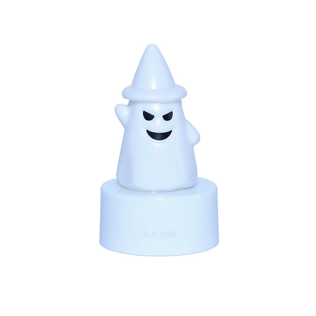 Halloween Ghost Light Decoration LED Candle Ghost Figurine Party Tabletop Ornament Halloween Festival Haunted House Accessory