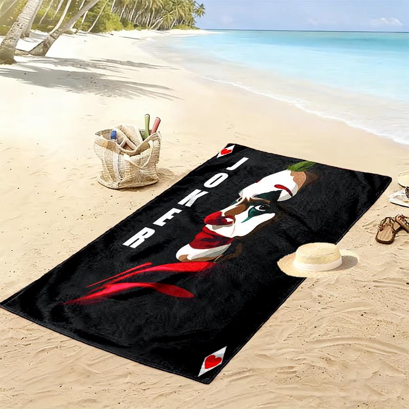 JOKER Beach Towel, Multi-purpose Beach Towel Perfect for Camping and Beach Vacations