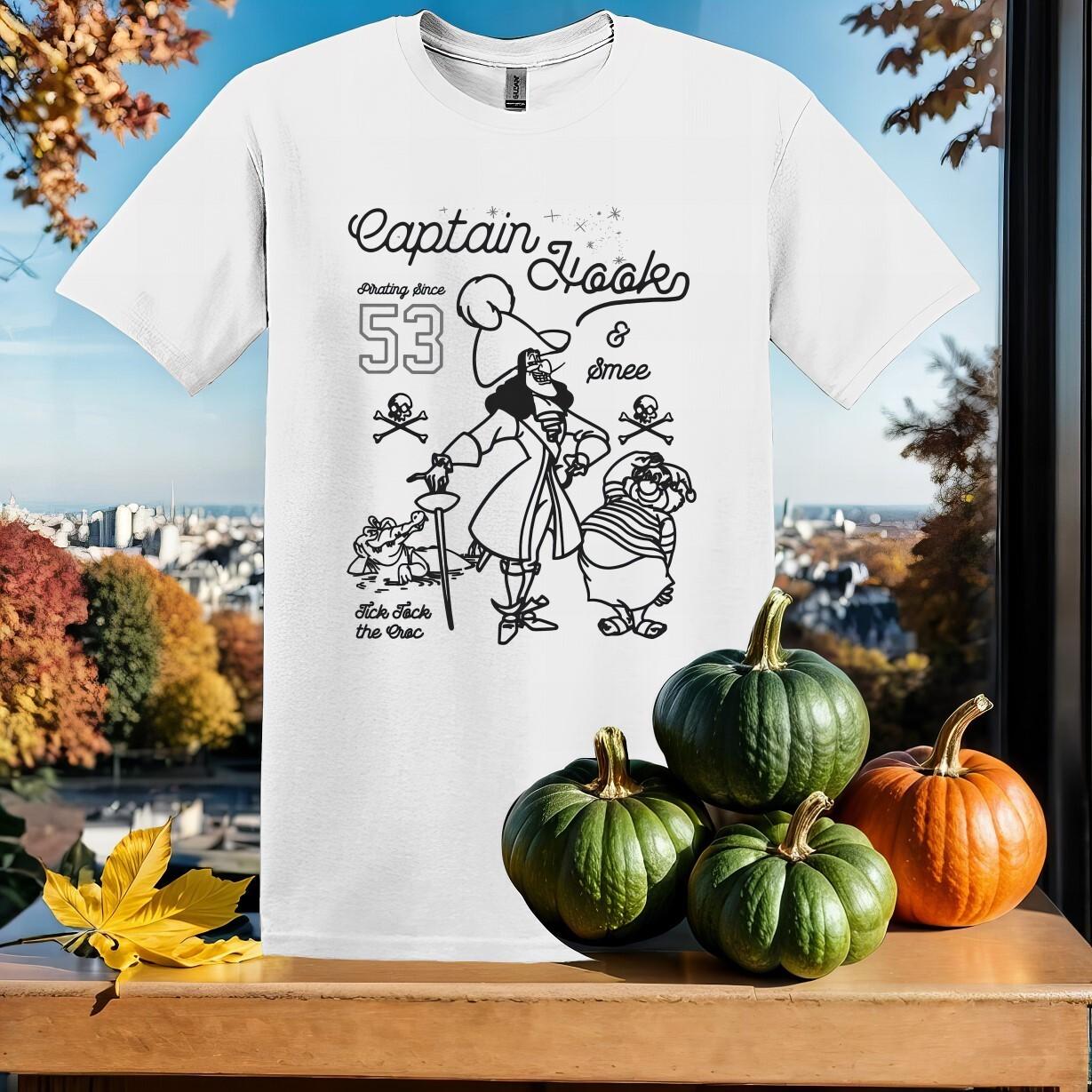 Peter Pan Captain Hook And T-Shirt Mens Womens Tees Top Hoodie Men Women Unisex Tshirt SX230 2XL
