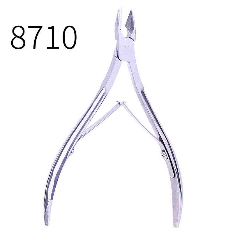 Stainless Steel Professional Cuticle Nippers for Manicure - Portable Nail Clippers and Forceps Tool for Hangnails