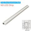 Glass Shelf LED Cabinet Layer Lamp Aluminum Profile Recessed Splint Panel Edge Backlight Wardrobe Book Invisible Bar Strip Light