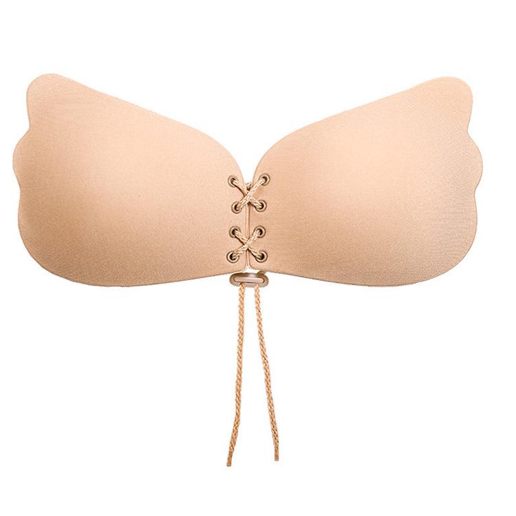 Lala Goddess Silicone Invisible Drawstring Wing Bra Nipple Covers