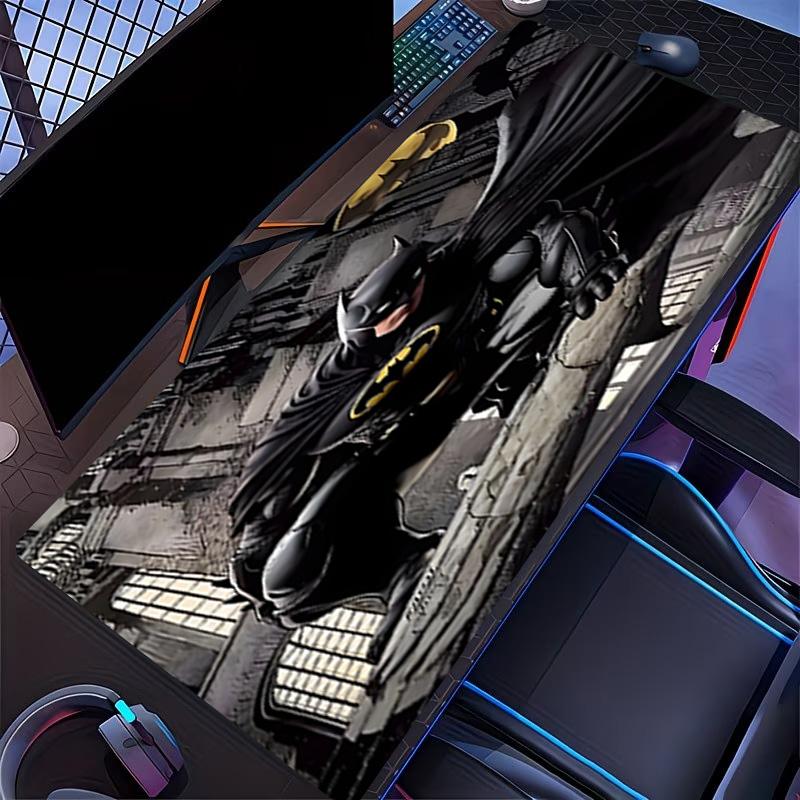 Batman Print Mouse Pad, for Keyboard Pad Laptop PC Mat for Office Home Use, Desk Decor, Perfect Birthday Gift for Gamers