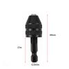For Electric Drills Quick-change Chuck Keyless Drill Chuck For Easy Bit Changes Versatile Compatibility Hexagonal Handle