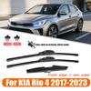 24'+16'+11' for KIA Rio 4 2017-2026 2018 2019 2020 2026 2026 Wiper Front and Rear Wiper Blades Windshield Window Brush